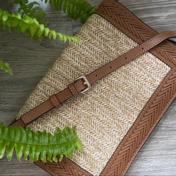 Zara Handbags - Zara Raffia Crossbody Bag